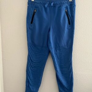 Athletic Works Kids Blue Joggers with Zipper Pockets